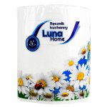 Ręcznik Papierowy Kuchenny Luna Home Mega Rolka – 2 Warstwy – 45 m / 250 Listków