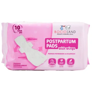 Podpaski Poporodowe Bocioland Ultra Slim 42 cm – 6 Warstw – 10 szt.
