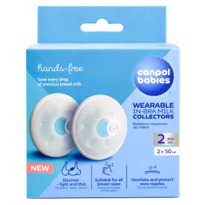 Muszle laktacyjne Canpol Babies 2 szt. – Kolektory na mleko