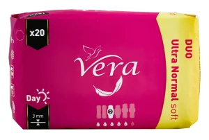 Podpaski Ultracienkie VERA Ultra Normal SOFT – ze Skrzydełkami – 20 szt.