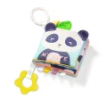 Książeczka sensoryczna BabyOno My Life Panda z niebieskim gryzakiem.webp