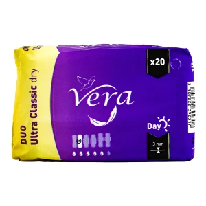 Podpaski Vera Ultra Classic Dry Duo – bez skrzydełek (20 szt.)