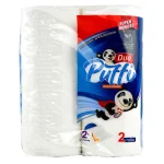 Ręcznik Papierowy Celulozowy Puffi Duo – 2 Warstwy Klejone – 2 Rolki