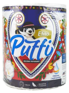Ręcznik Papierowy Puffi Etno 3W 1 Rolka